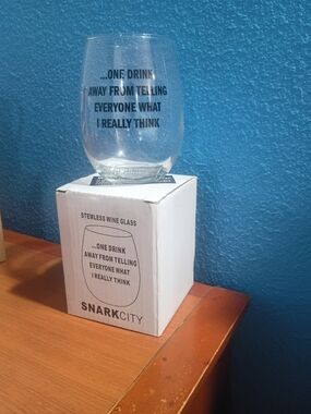 Stemless Wine Glass - Clear